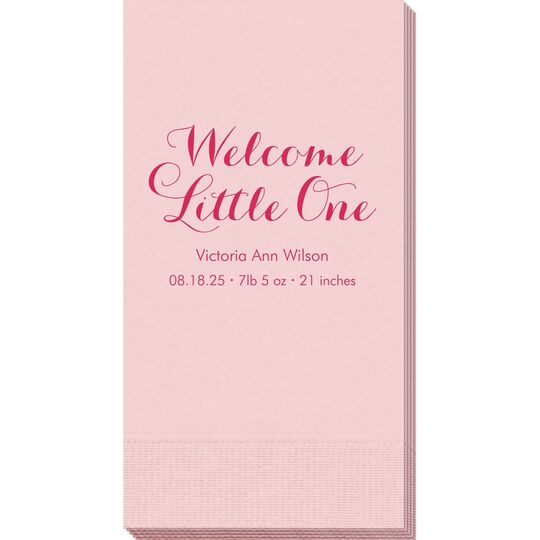 Welcome Little One Guest Towels
